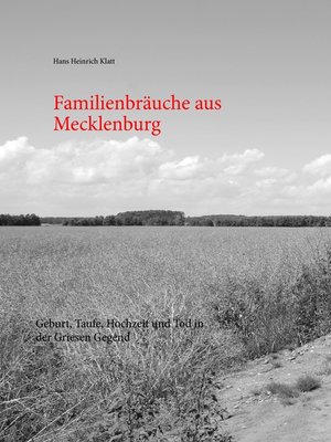 cover image of Familienbräuche aus Mecklenburg